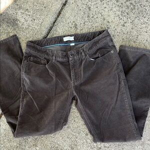 Brown Corduroy Bootcut Pants